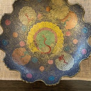 Bowl-deco antique brass